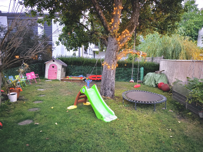 Garten Hälfte